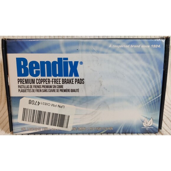 Premium Disc Brake Pad Set-Bendix CFM967, 100% Copper Free -New Set - Picture 11 of 11